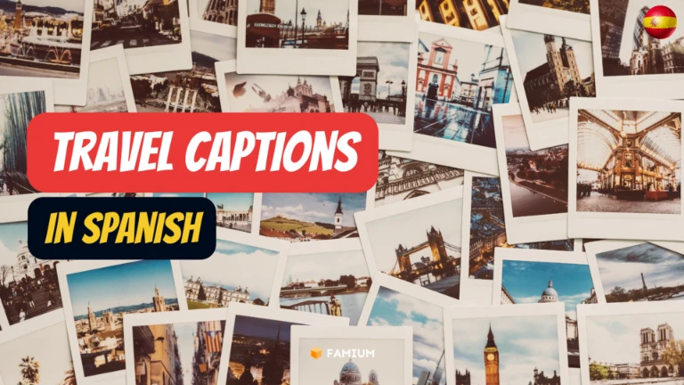 Spanish Travel & Vacation Instagram Captions
